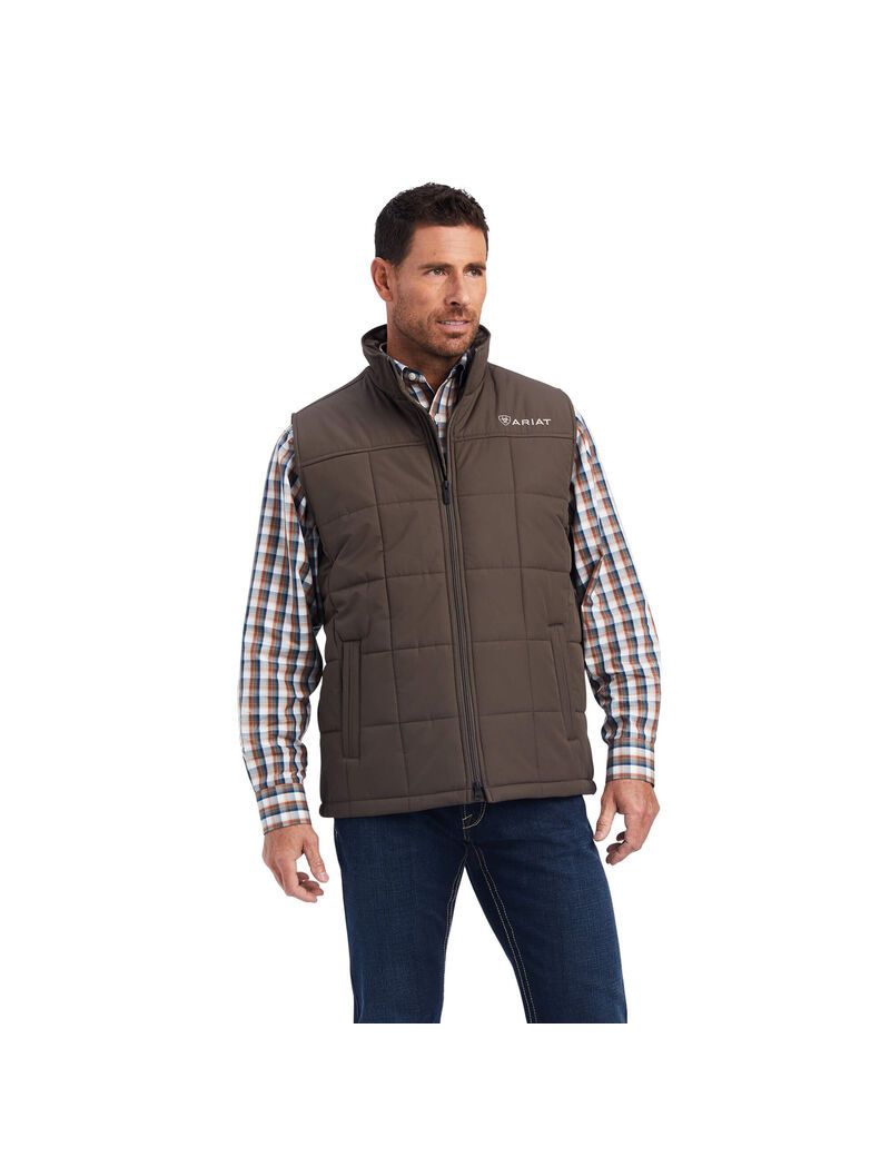 Ariat Crius Insulated Vest Banyan Bark | YQIAEB-093