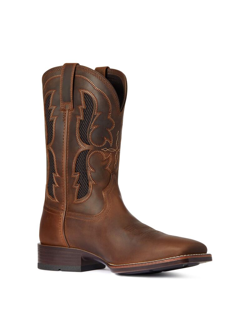 Ariat Dash VentTEK Ultra Western Boot Distressed Brown | WNHDGZ-431