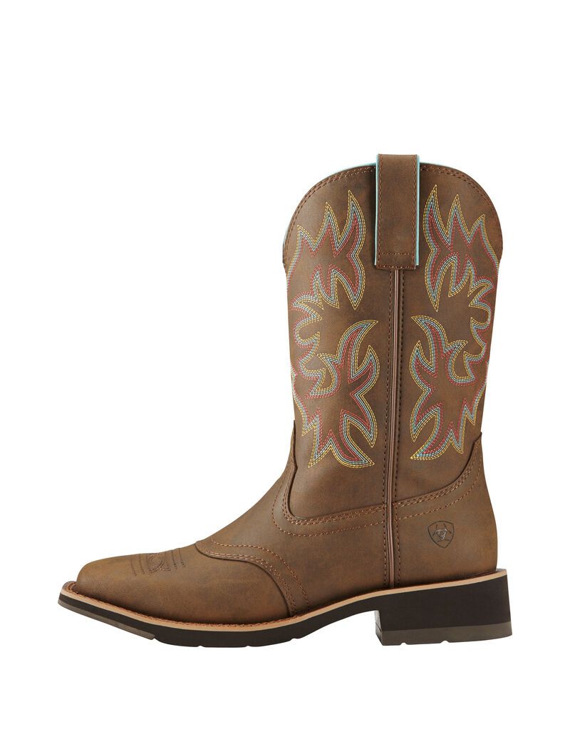 Ariat Delilah Western Boot Toasted Brown | RMXJDV-739