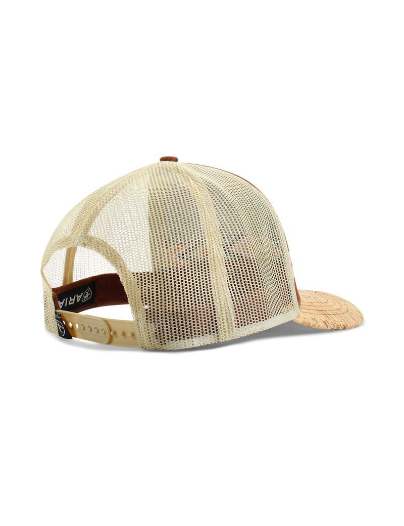 Ariat Diamond Embroidery Cap Tan | AFSTYC-296