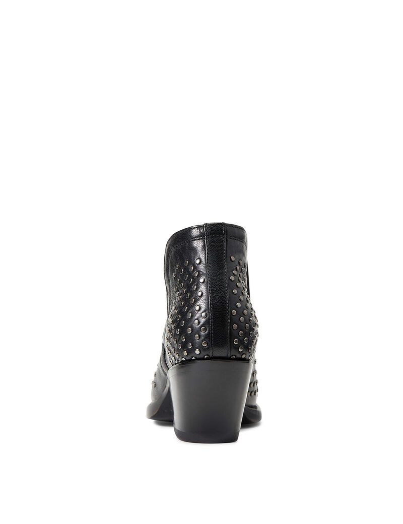 Ariat Dixon Studs Western Boot Brooklyn Black | QGZUTD-946