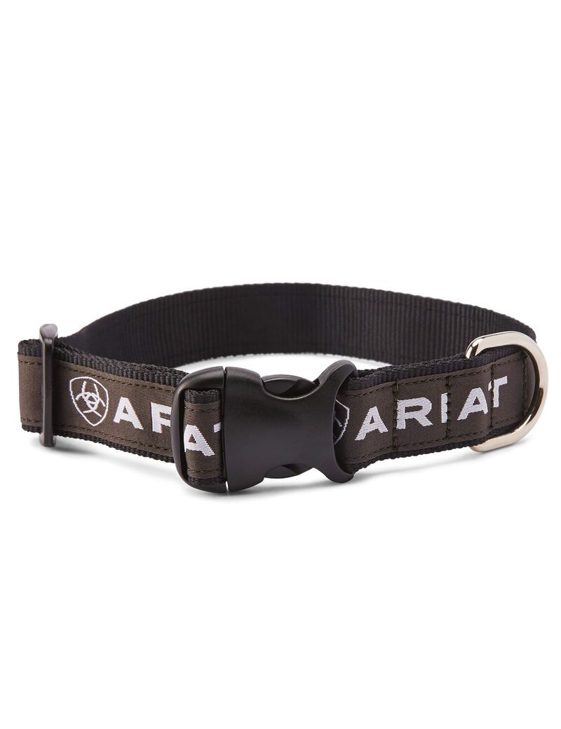 Ariat Dog Collar Black/Rebar Gray | HIDNLA-153