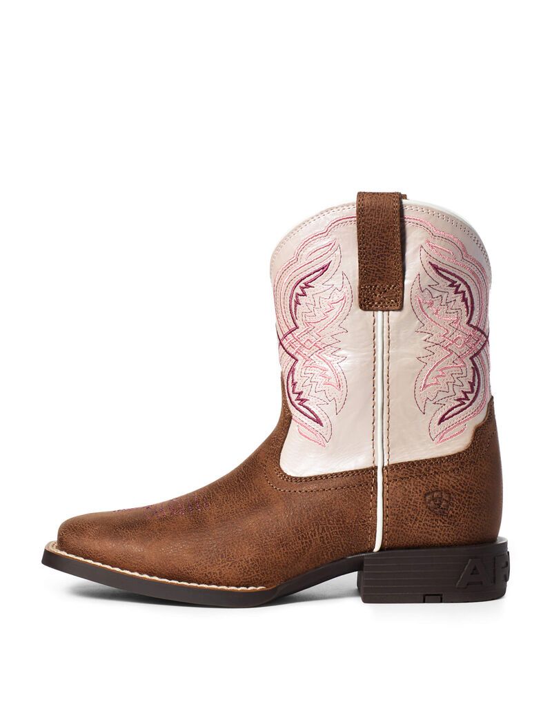 Ariat Double Kicker Western Boot Adobe Tan | BTUCNR-829