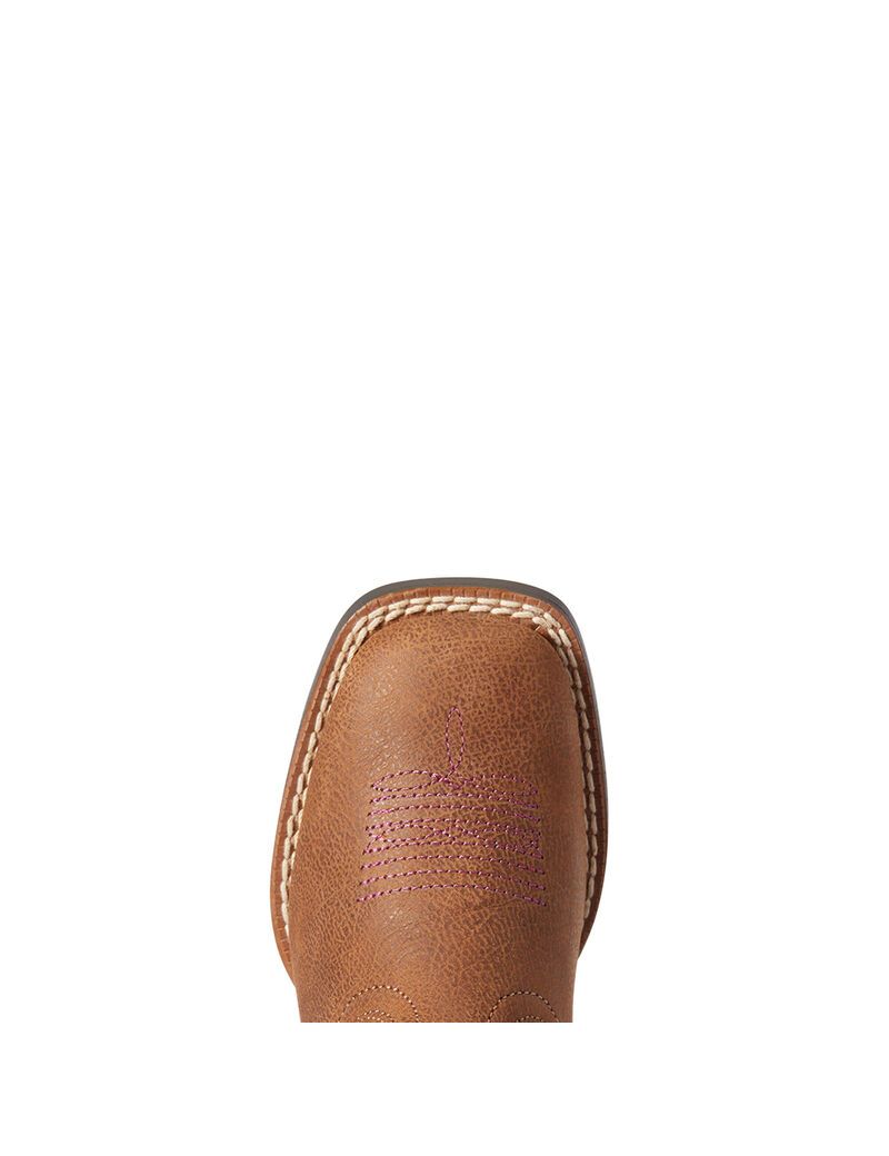 Ariat Double Kicker Western Boot Adobe Tan | OKQPSZ-943