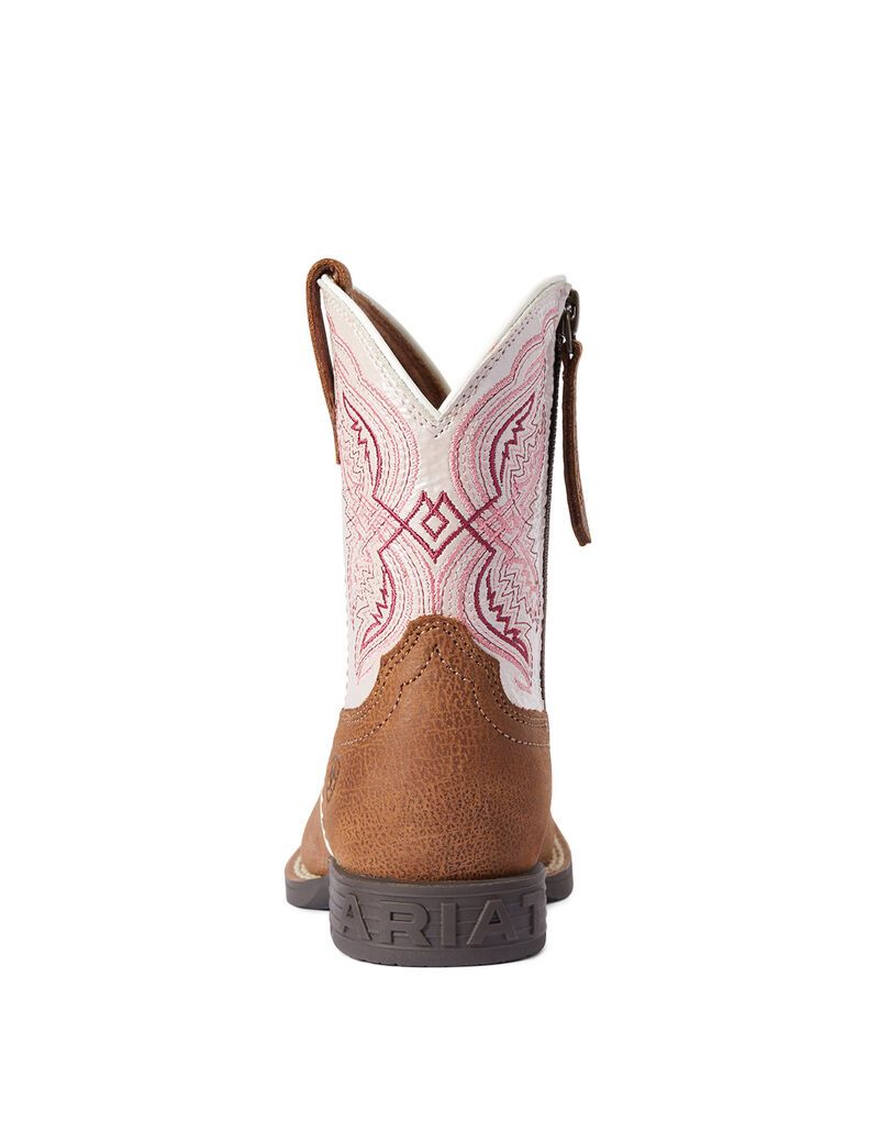 Ariat Double Kicker Western Boot Adobe Tan | OKQPSZ-943