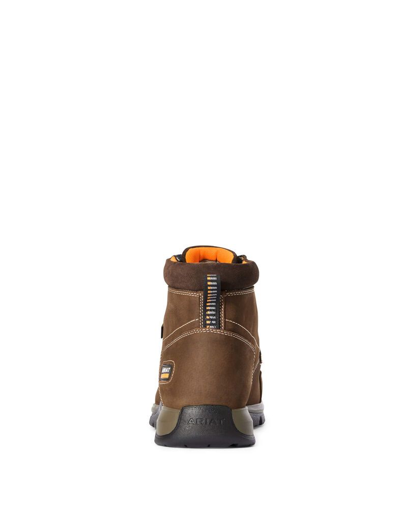 Ariat Edge LTE Chukka MetGuard Composite Toe Work Boot Dark Brown | OSXDNM-926