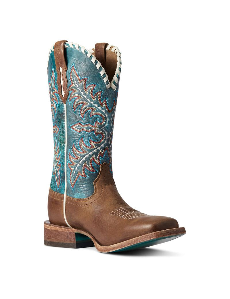 Ariat Eldora Western Boot Natural Tan | XHSIJV-685