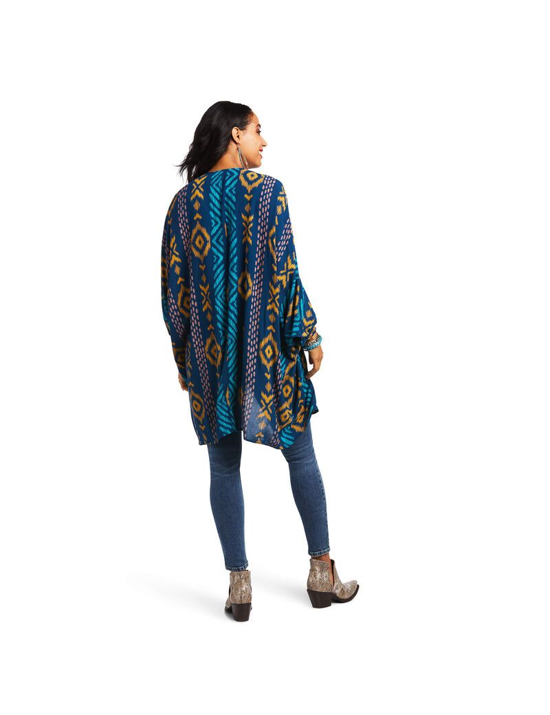 Ariat Ella Kimono Wrap Multi Print | WFDZYH-064