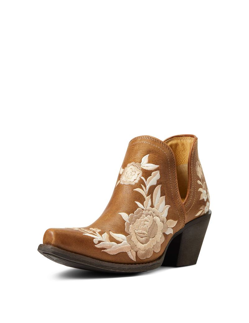 Ariat Encore Rose Western Boot Texan Tan | RLMYUW-024