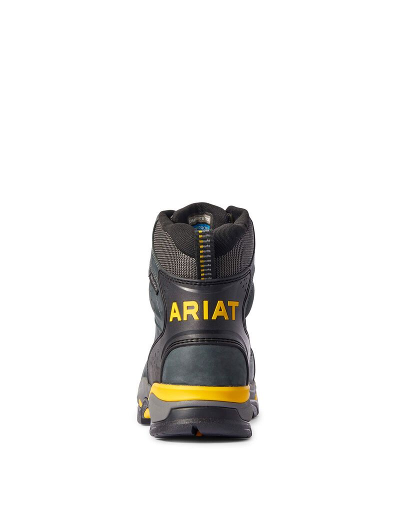 Ariat Endeavor 6' Waterproof Carbon Toe Work Boot Dark Storm | WQIAGU-948