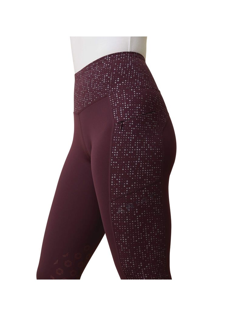 Ariat Eos Lumina Knee Patch Tight Mulberry | PETOHX-378