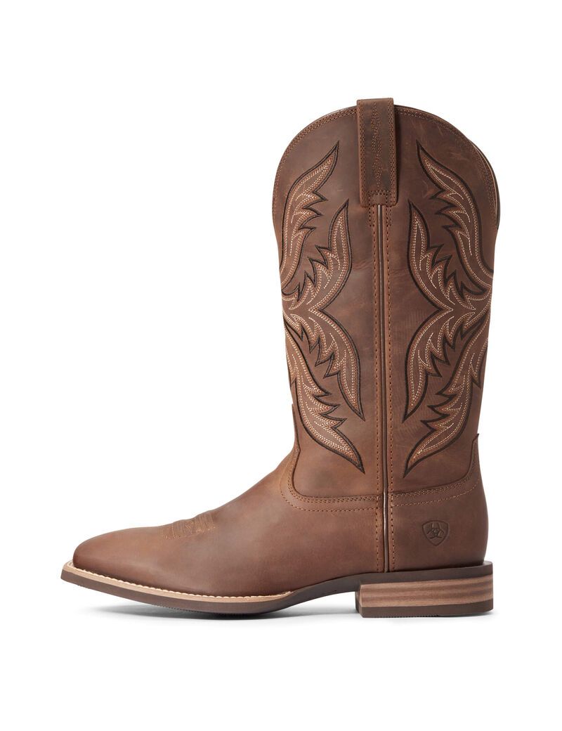 Ariat Everlite Fast Time Western Boot Distressed Brown | MJFHBW-801