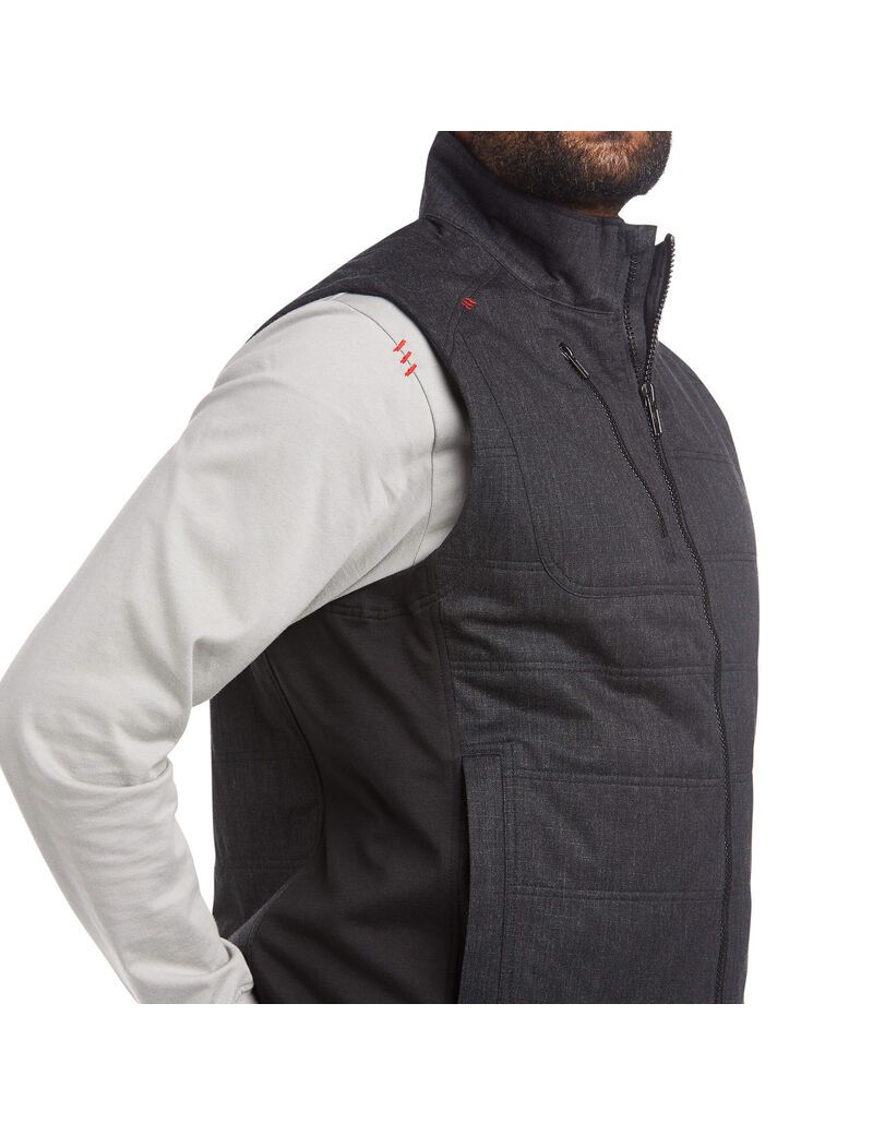 Ariat FR Cloud 9 Insulated Vest Black | SDTCUO-735