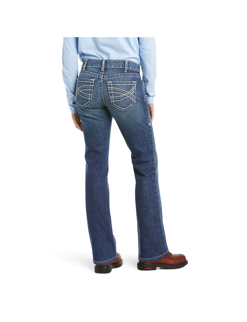 Ariat FR DuraStretch Entwined Boot Cut Jean Oceanside | MYUZWO-380