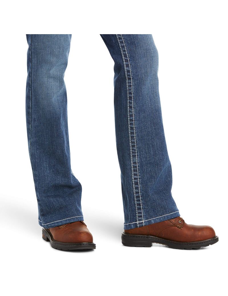 Ariat FR DuraStretch Entwined Boot Cut Jean Oceanside | MYUZWO-380