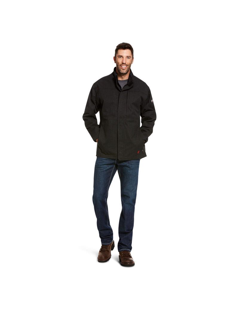 Ariat FR H2O Waterproof Parka Black | BFPSUX-678