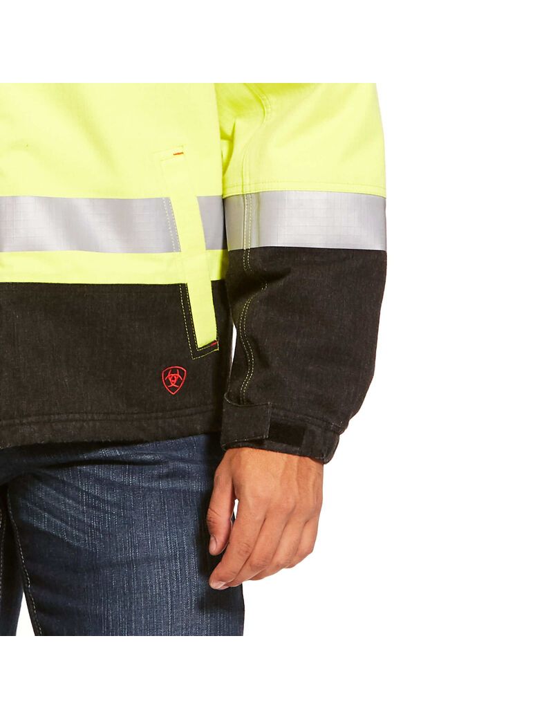 Ariat FR Hi-Vis Waterproof Insulated Jacket Hi-vis Yellow | KIGUSD-203