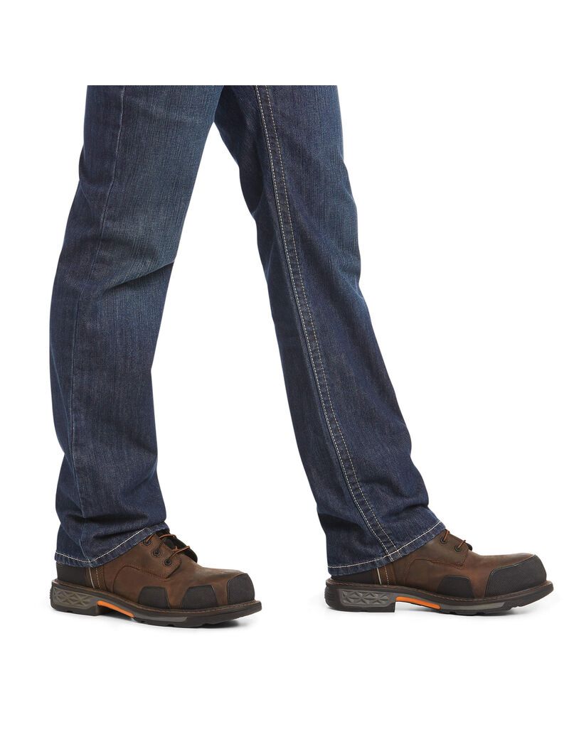 Ariat FR M4 Relaxed Boundary Boot Cut Jean Shale | UQXJMN-907