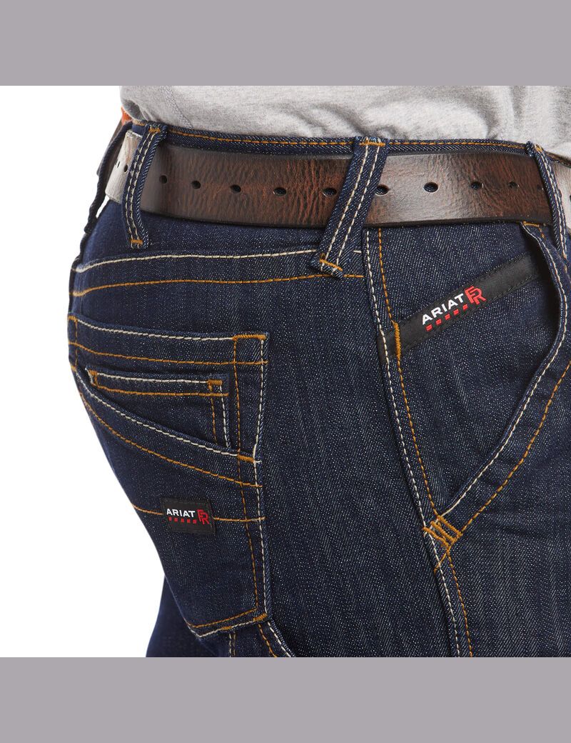 Ariat FR M7 Slim DuraStretch Workhorse Stackable Straight Leg Jean Rinse | KJUNST-429