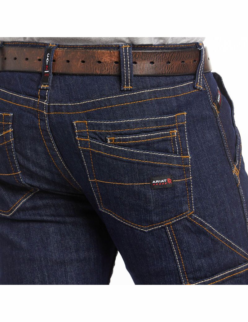 Ariat FR M7 Slim DuraStretch Workhorse Stackable Straight Leg Jean Rinse | KJUNST-429