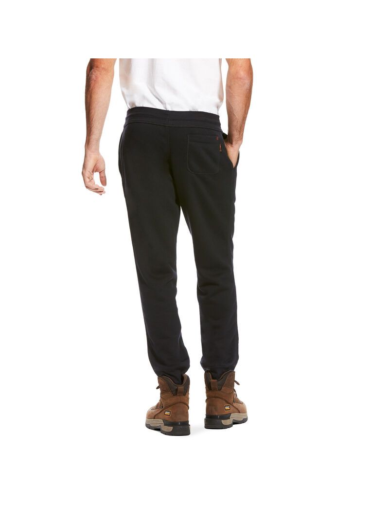 Ariat FR Work Sweatpants Black | CJSEGX-469