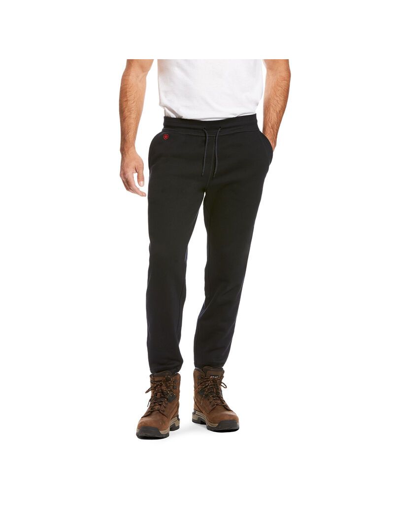 Ariat FR Work Sweatpants Black | CJSEGX-469