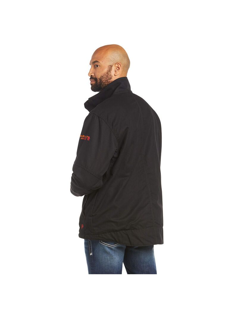 Ariat FR Workhorse Insulated Jacket Black | VWBHRE-893