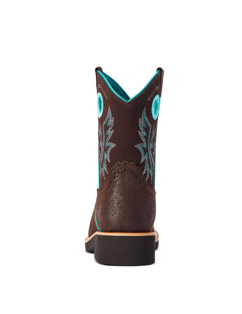 Ariat Fatbaby Cowgirl Western Boot Royal Chocolate | NKXHCS-614