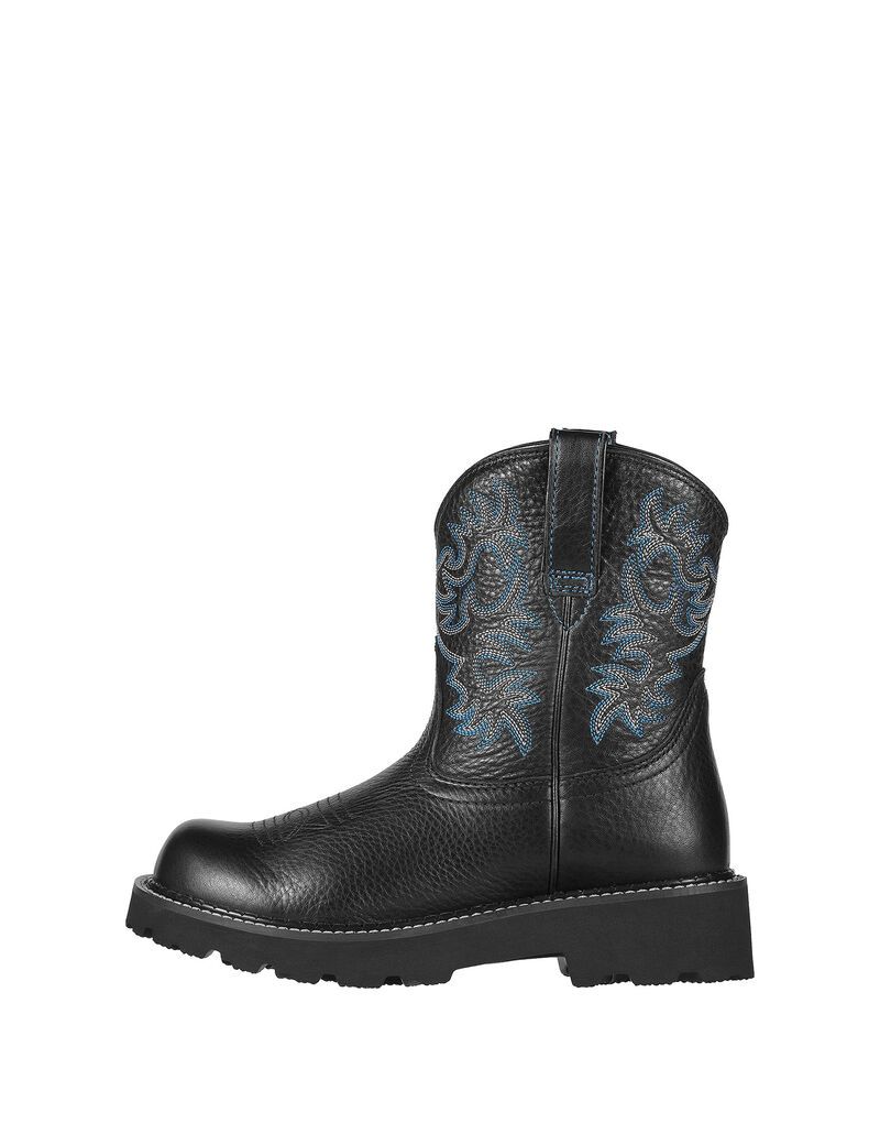 Ariat Fatbaby Western Boot Black Deertan | VLNRDT-163