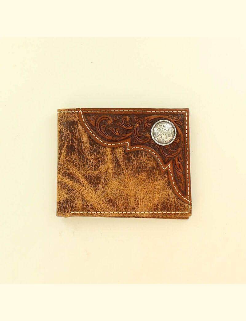 Ariat Filigree corner bifold wallet Brown | ALOJNB-506