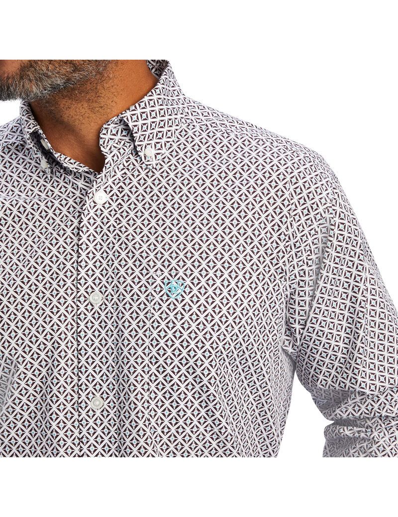 Ariat Finleigh Classic Fit Shirt White | COHMXE-452