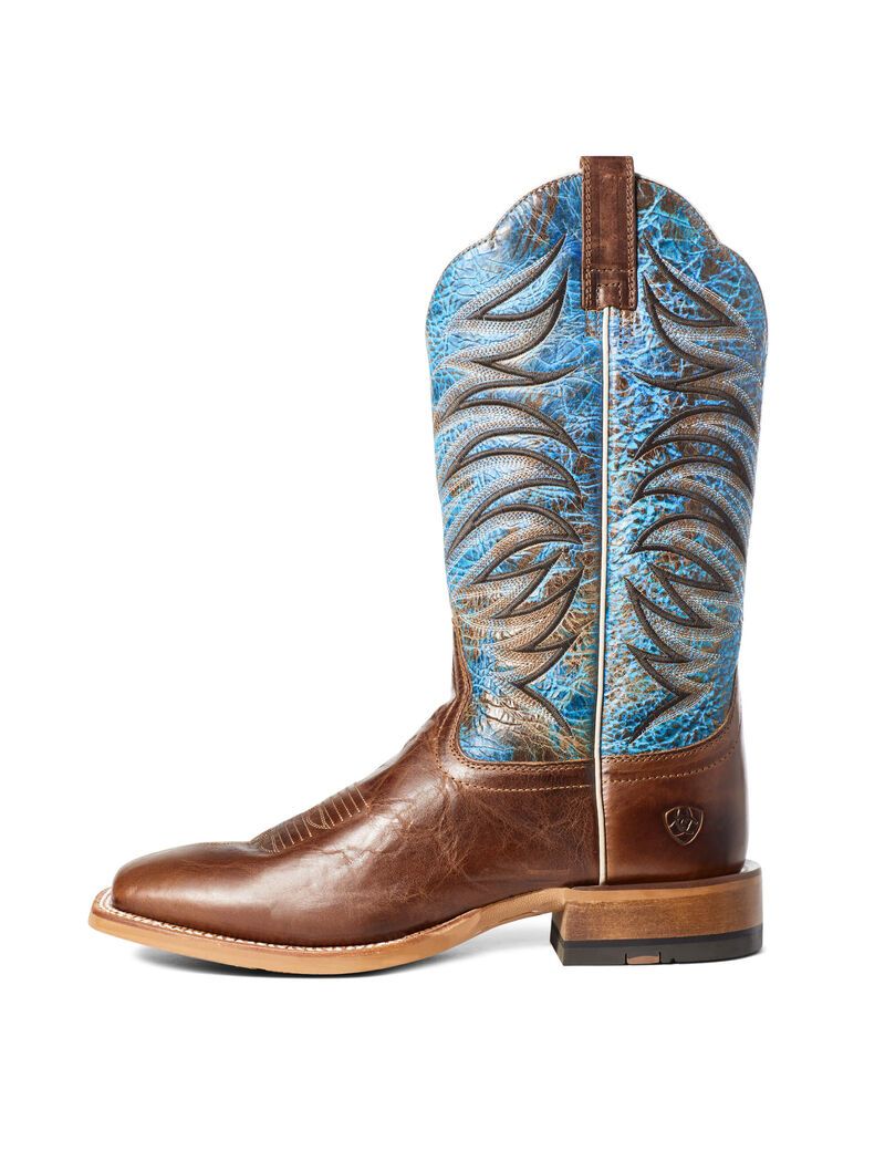 Ariat Firecatcher Western Boot Well Brown | CDMUZA-498