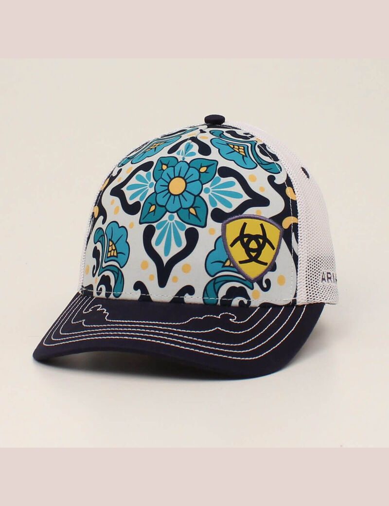 Ariat Floral print cap Navy | MDAWXE-185