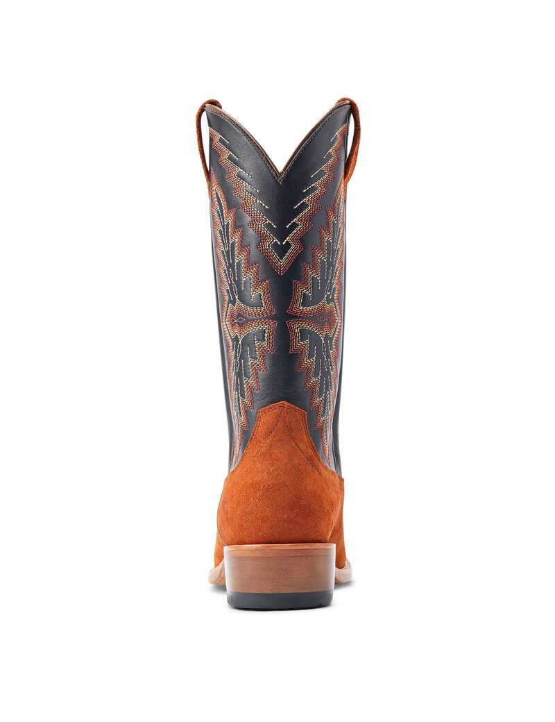 Ariat Futurity Showman Western Boot Dark Copper Roughout | LHFNQE-510