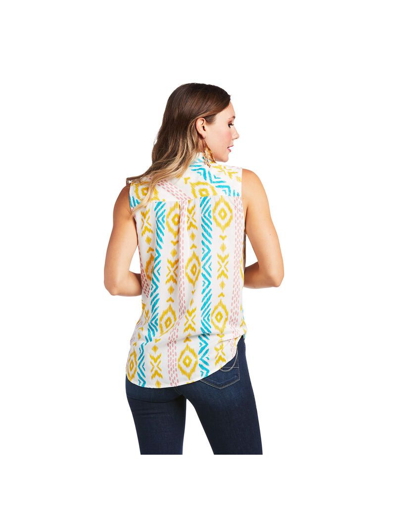 Ariat Great Basin Shirt Multi Print | KDSXQR-816