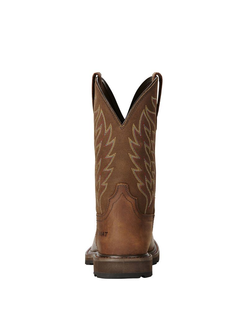 Ariat Groundbreaker Work Boot Brown | BXSHGZ-256