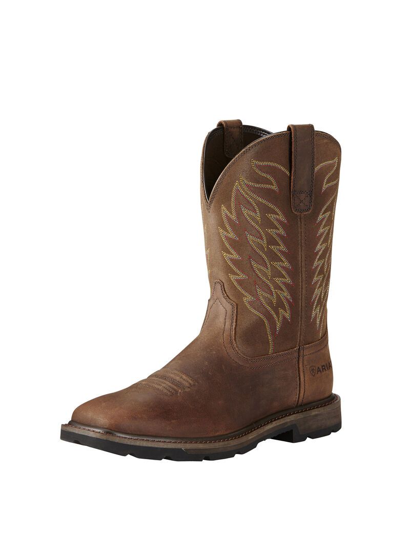 Ariat Groundbreaker Work Boot Brown | BXSHGZ-256