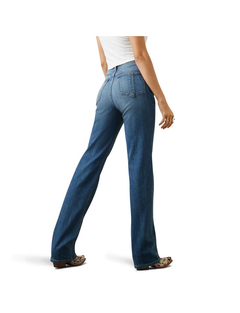 Ariat High Rise Ultra Lucy Relaxed Straight Jean Fontana | TUXAWG-619