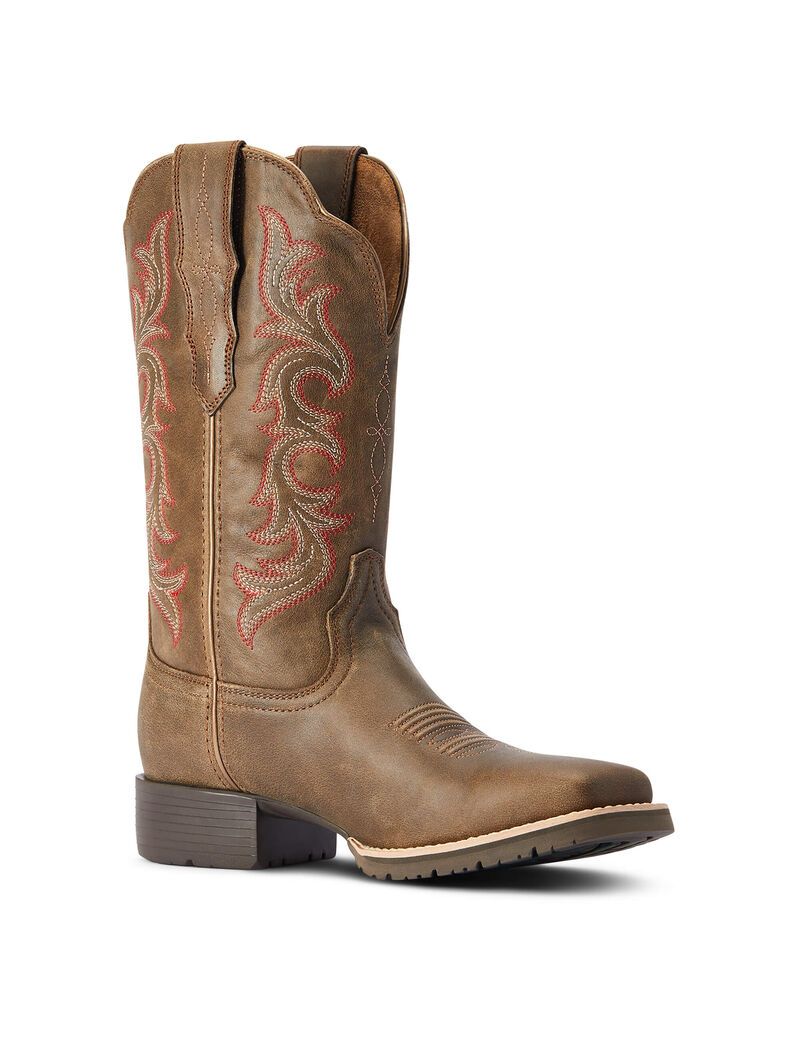 Ariat Hybrid Rancher StretchFit Western Boot Pebble | QXJABP-819