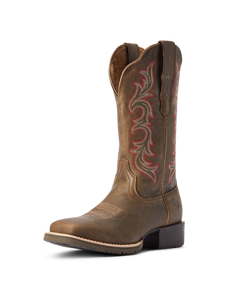 Ariat Hybrid Rancher StretchFit Western Boot Pebble | QXJABP-819