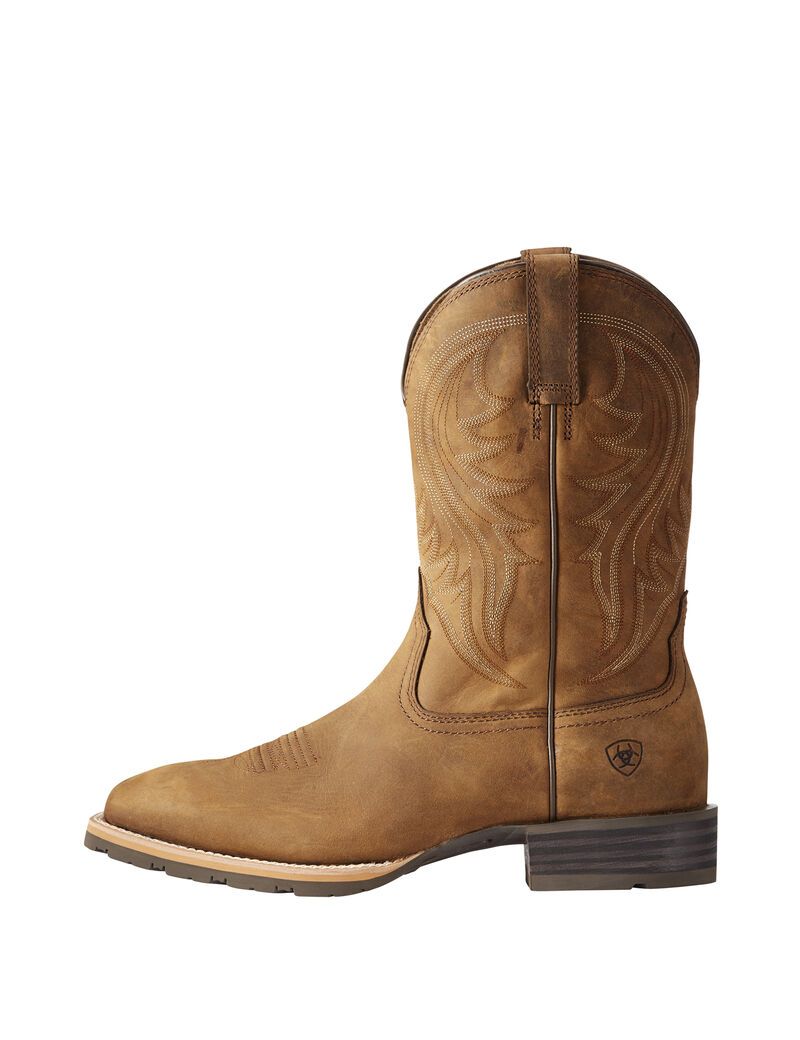 Ariat Hybrid Rancher Western Boot Distressed Brown | YBKTWX-173