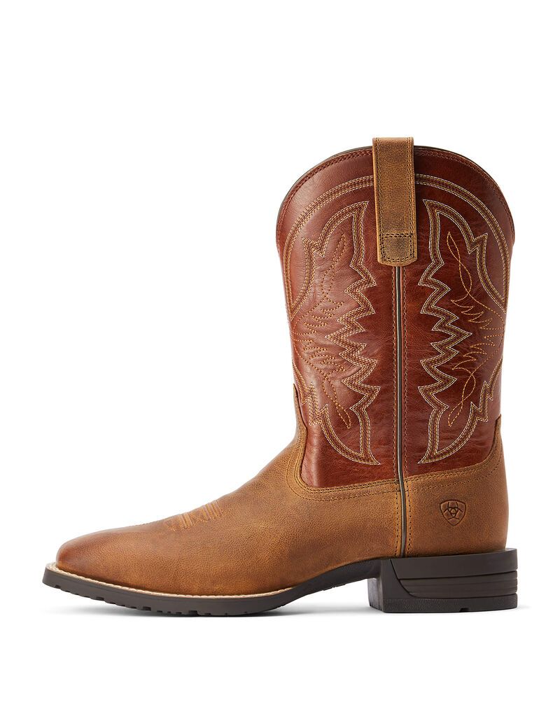 Ariat Hybrid Ranchwork Western Boot Sorrel Crunch | JWLHPI-012