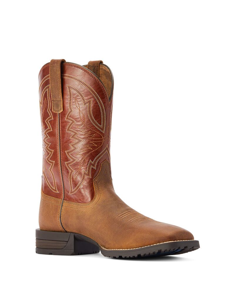 Ariat Hybrid Ranchwork Western Boot Sorrel Crunch | JWLHPI-012