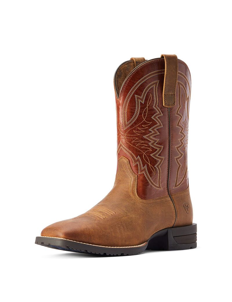 Ariat Hybrid Ranchwork Western Boot Sorrel Crunch | JWLHPI-012