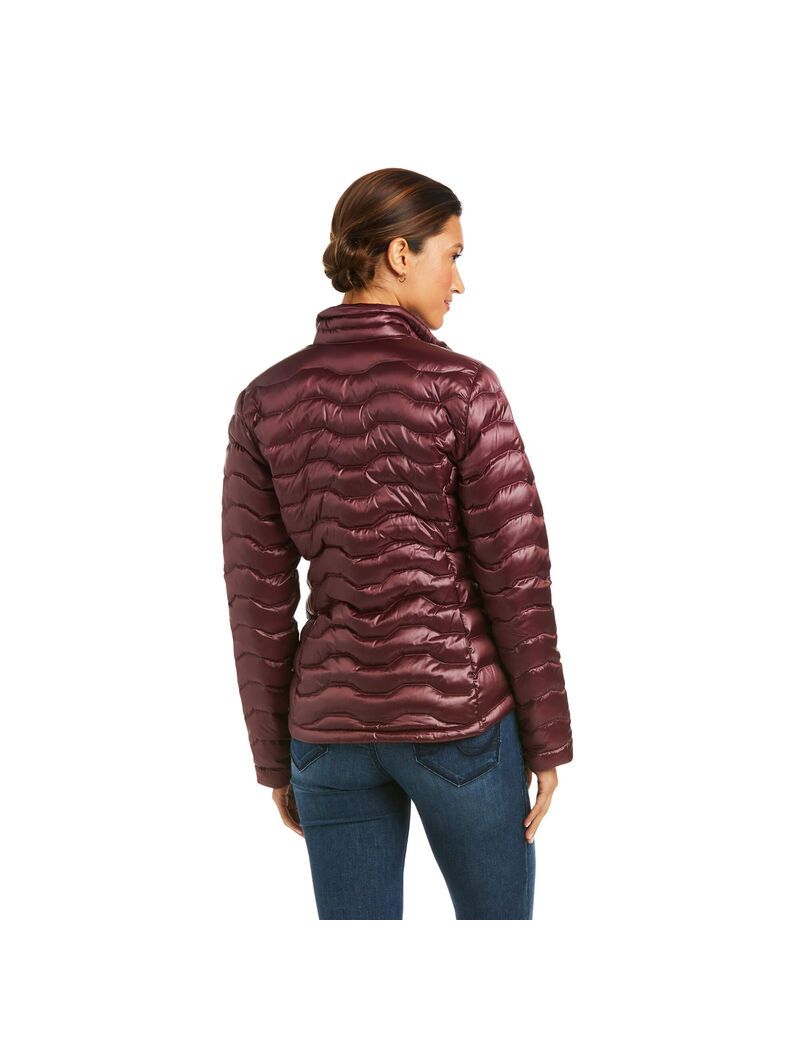 Ariat Ideal 3.0 Down Jacket Iridescent Windsor Wine | FYOSEC-643