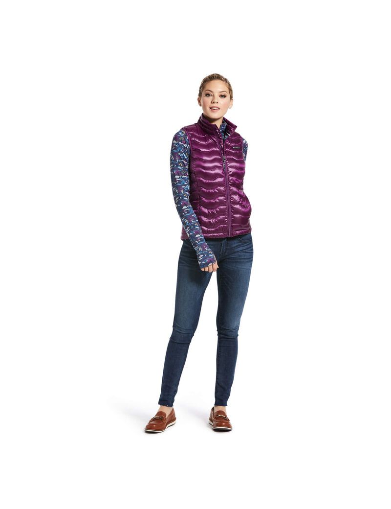 Ariat Ideal 3.0 Down Vest Imperial Violet | LWTNBM-268