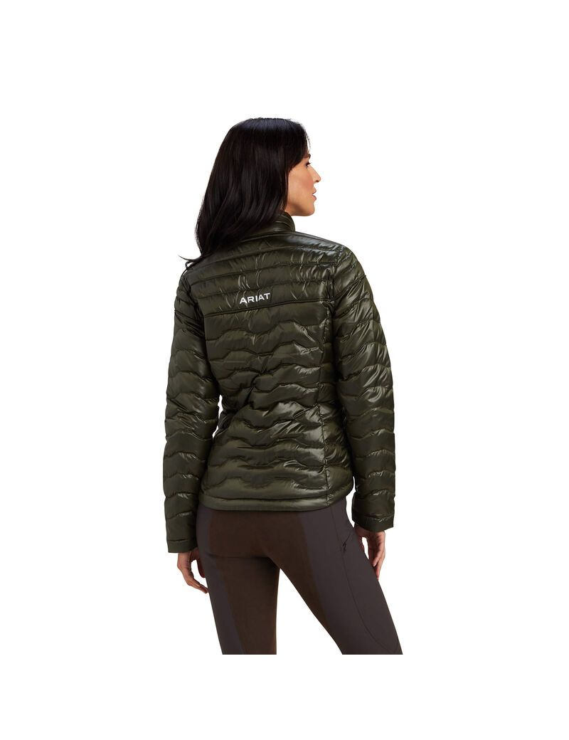 Ariat Ideal Down Jacket Ir Forest Mist | JQCFLM-302