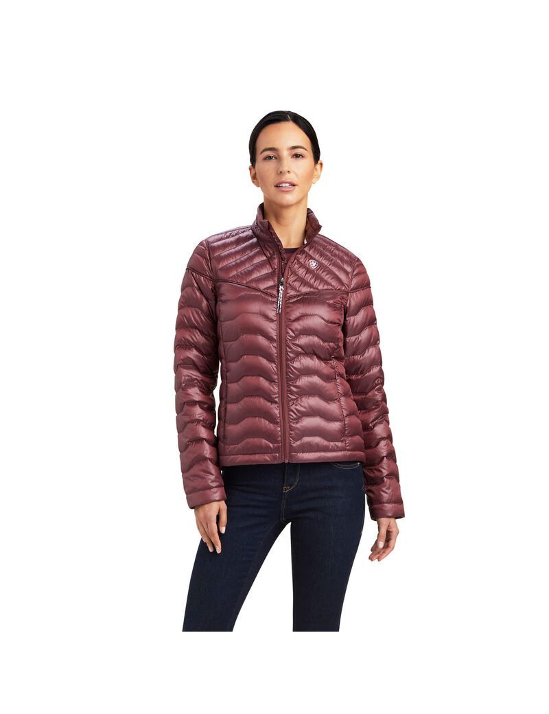 Ariat Ideal Down Jacket Ir Wild Ginger | CURVGJ-918