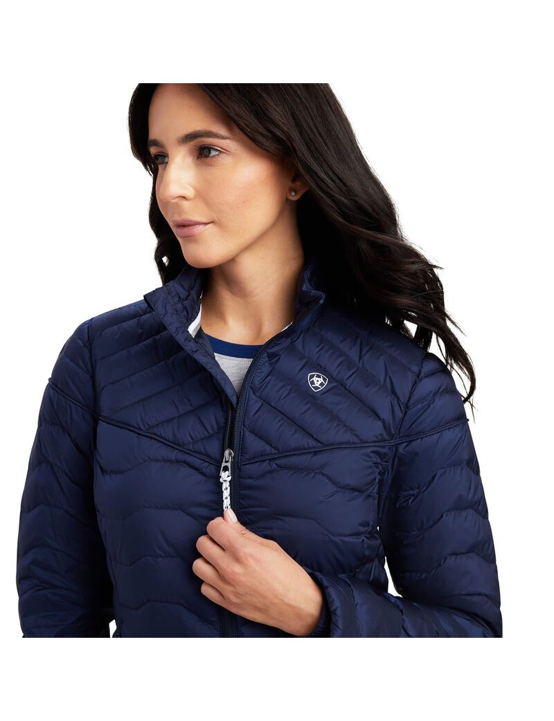 Ariat Ideal Down Jacket Navy Eclipse | MZBDKW-563