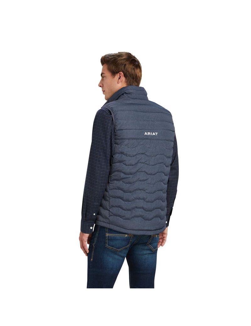 Ariat Ideal Down Vest Charcoal Heather | KWNXHA-701